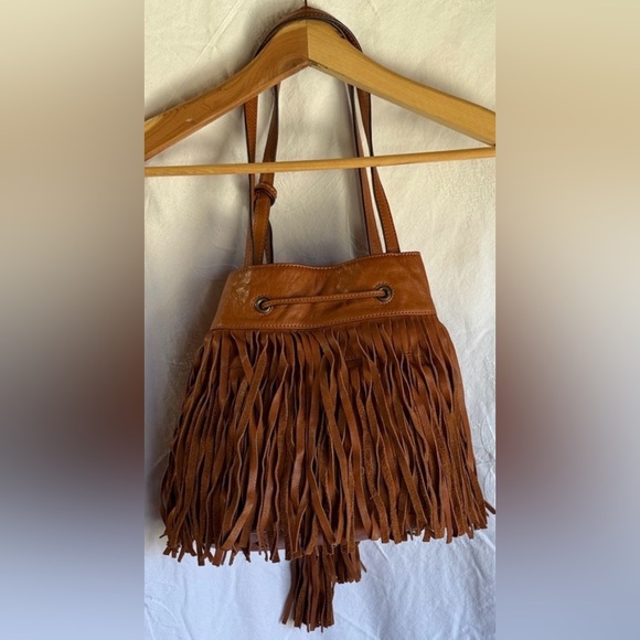 Frye Fringe Leather Shoulder Bag - Picture 14 of 15